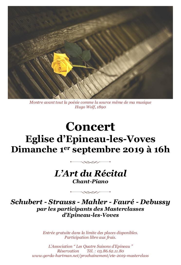 affiche concert